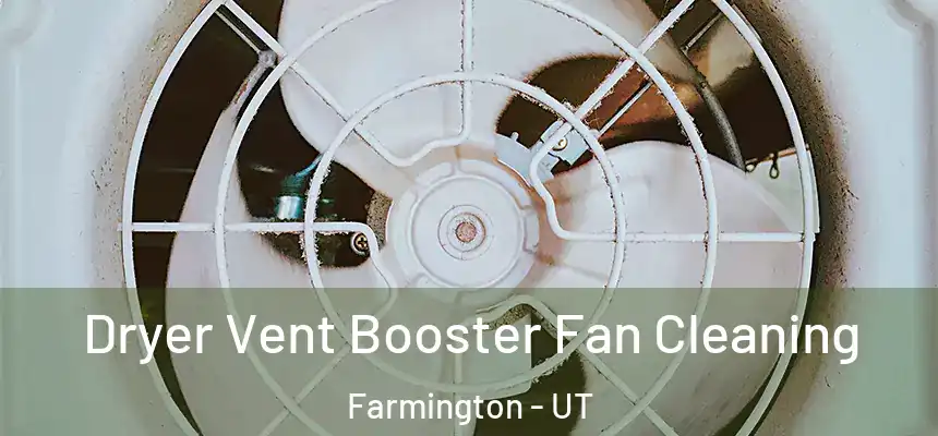 Dryer Vent Booster Fan Cleaning Farmington - UT
